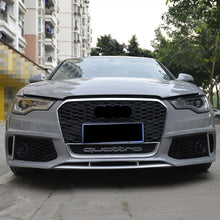 Load image into Gallery viewer, RS6 style front bumper kit with Grilles and rear diffuser FOR A6/S6 C7 12-15
