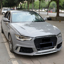 Load image into Gallery viewer, RS6 style front bumper kit with Grilles and rear diffuser FOR A6/S6 C7 12-15
