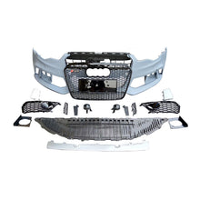 Load image into Gallery viewer, RS6 style front bumper kit with Grilles and rear diffuser FOR A6/S6 C7 12-15
