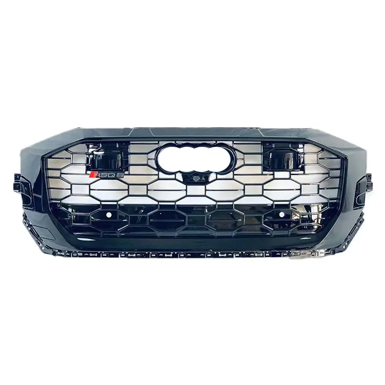 Q8 SQ8 2019-2022 RSQ8 Style Front Honeycomb Mesh Grill Quattro