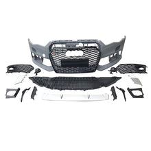 Load image into Gallery viewer, A6 16-18 RS6 C7.5 style front bumper kit with Grilles
