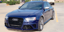 Load image into Gallery viewer, A4/S4 2013-2016 RS4 style front bumper kit complete with grilles
