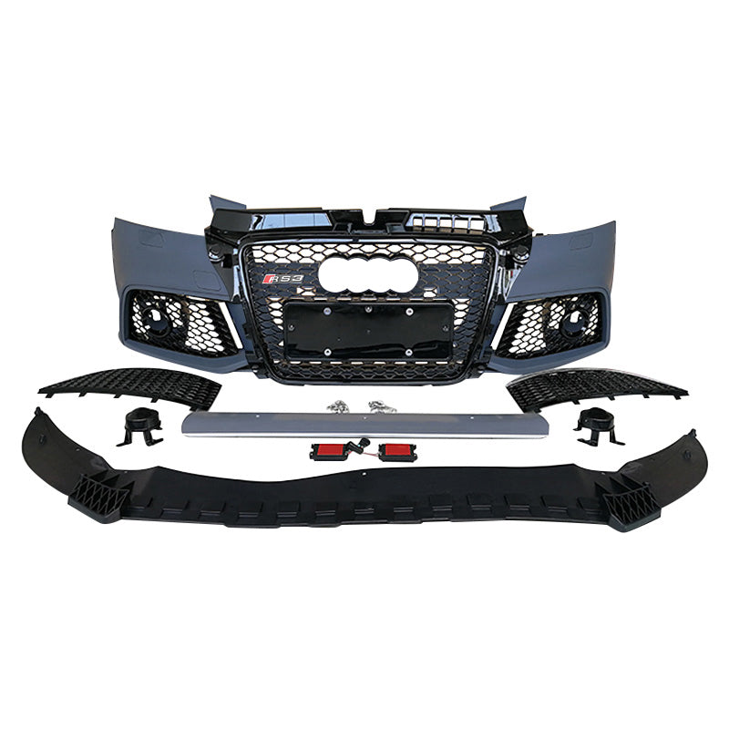 A3 09-13 RS3 BUMPER style front bumper kit with Grilles