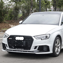 Load image into Gallery viewer, A3/S3 2017-2019 RS3 style front bumper conversion complete with grilles
