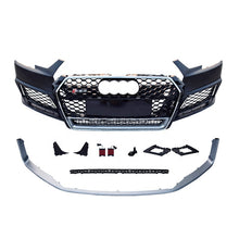 Load image into Gallery viewer, A4/S4 2017-2020 B9 RS style front bumper kit with Grilles
