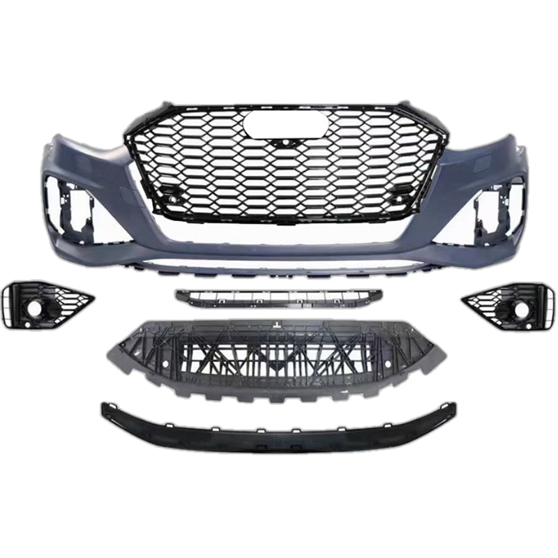 A4 20-22 RS4 BUMPER style front bumper kit with Grilles